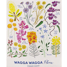 Load image into Gallery viewer, COLLABS - With Love x Visit Wagga Floral Tea Towel
