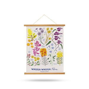 COLLABS - With Love x Visit Wagga Floral Tea Towel