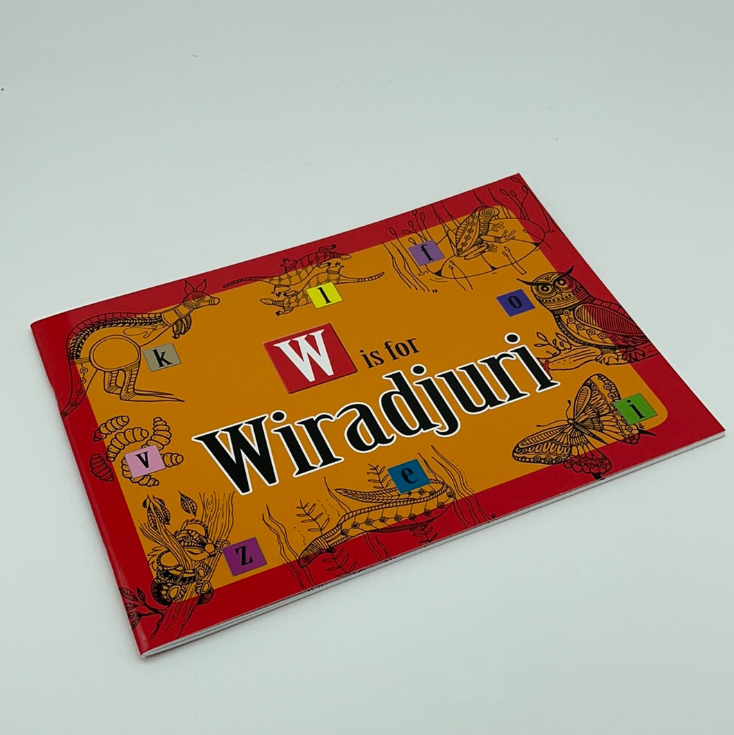 W is for Wiradjuri colouring book